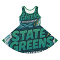 Fun Girls' Sleeveless Sundress - State Greens Design for Summer Events